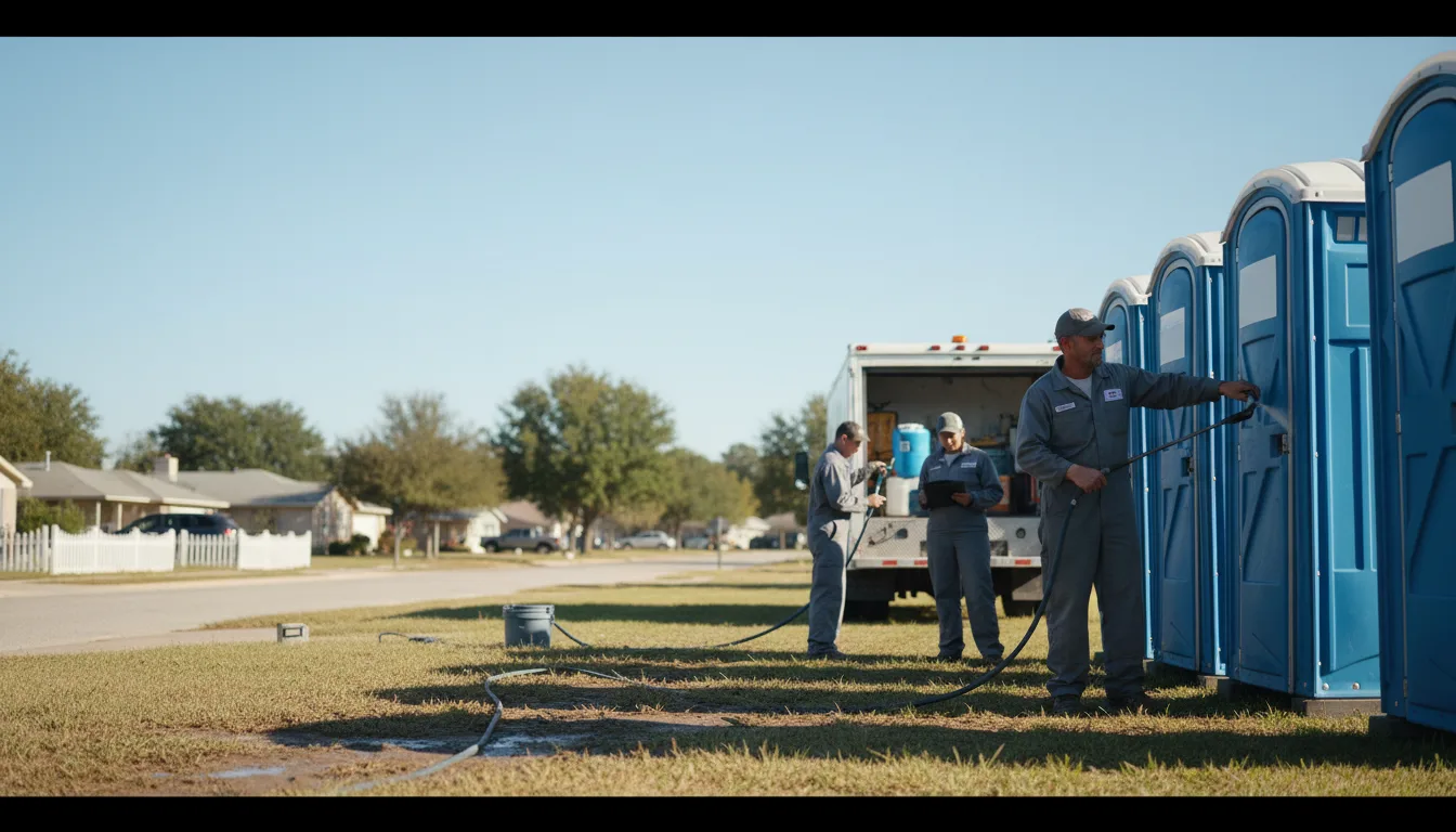 Long-Term Portable Toilet Rental in Derby, OH near me